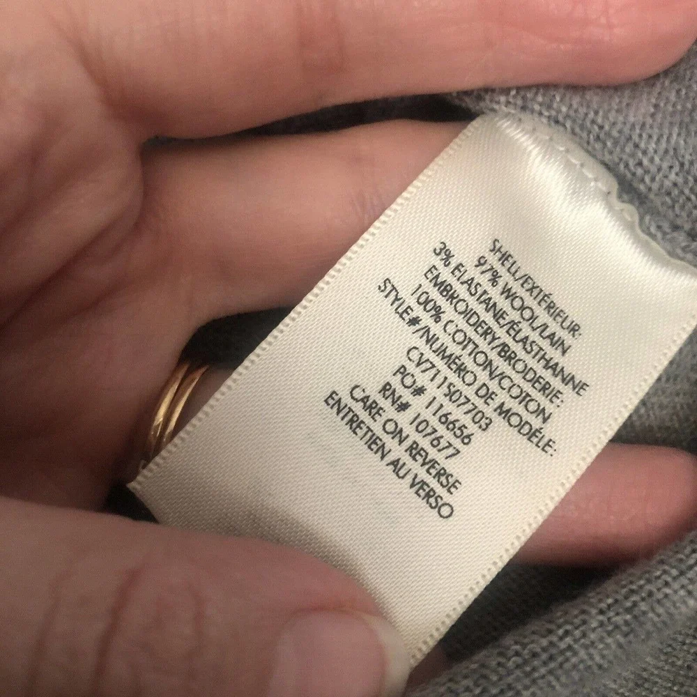 Alice + Olivia The Beatles Nokia Sweater Pullover Wool Embroidered - Picture 8 of 8